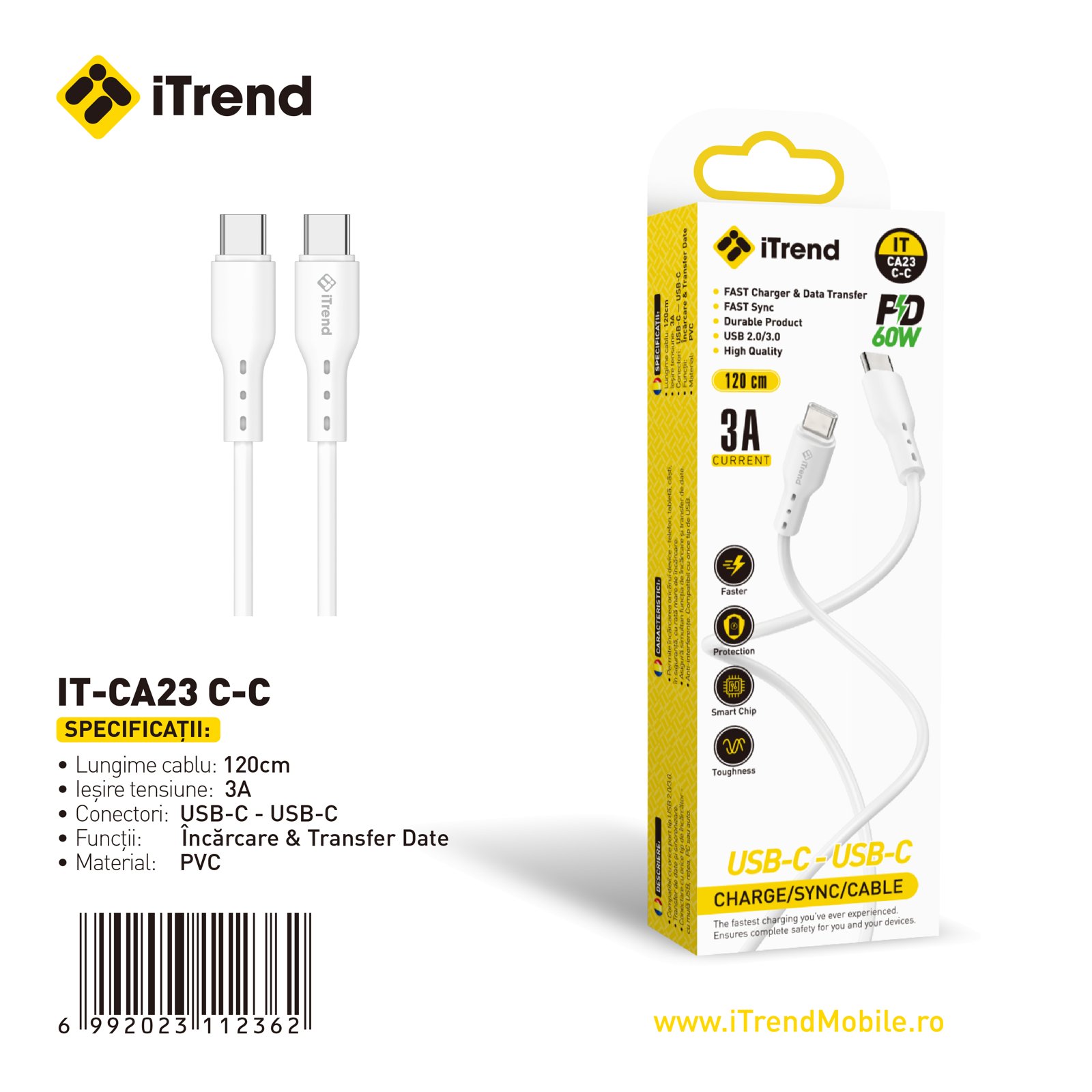 Fișa produsului IT-CA23C-C-WH