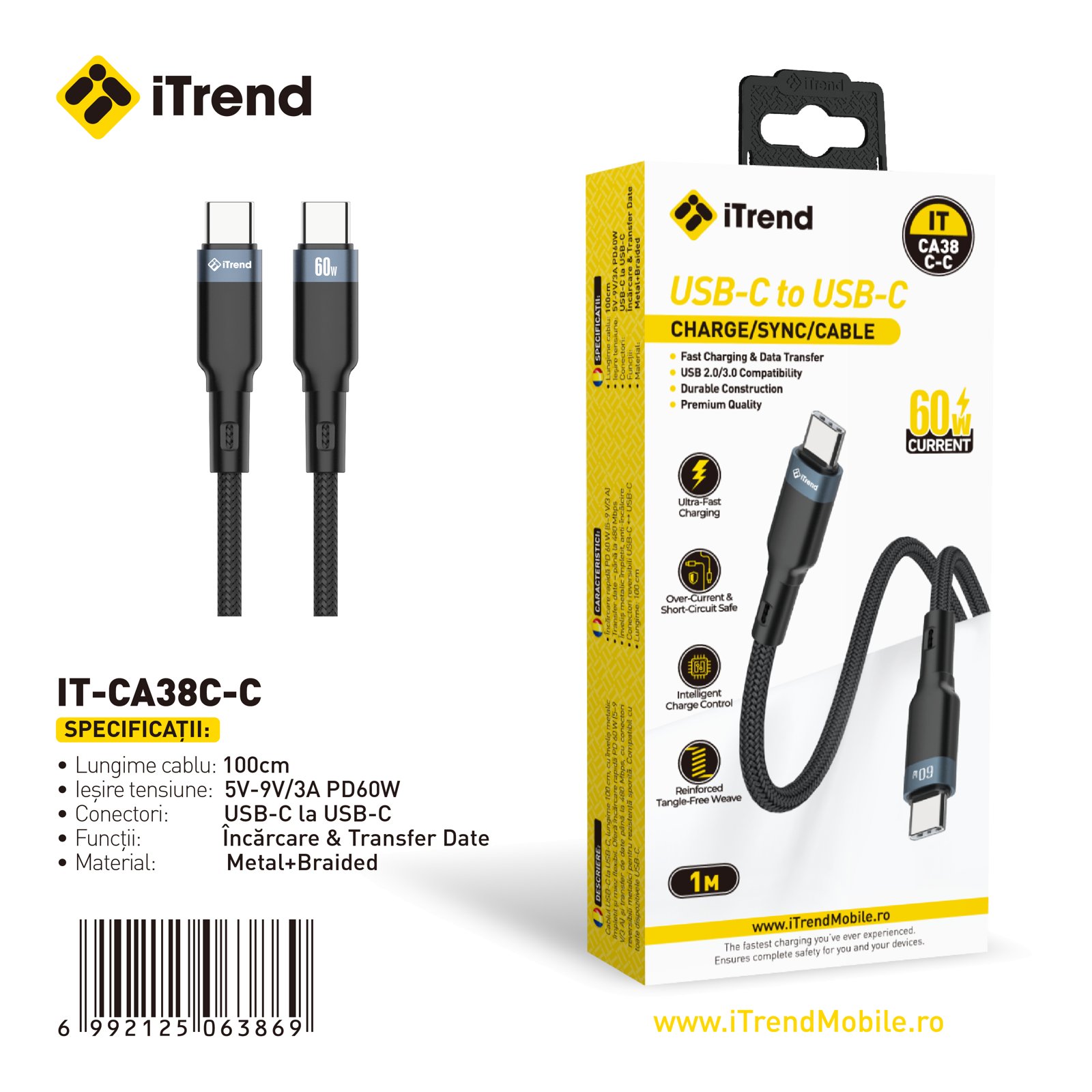 Fișa produsului IT-CA38C-C-BK