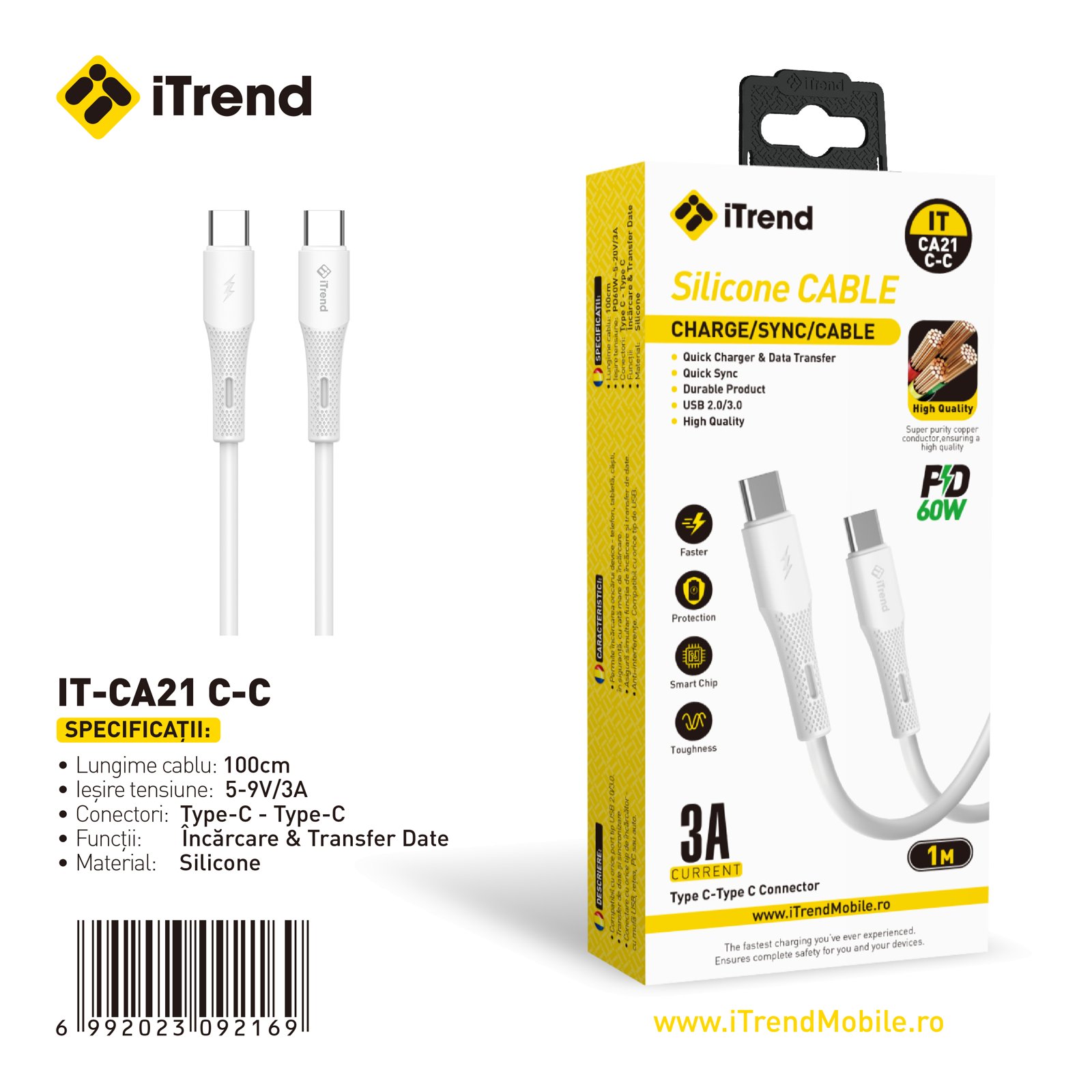 Fișa produsului IT-CA21C-C-WH