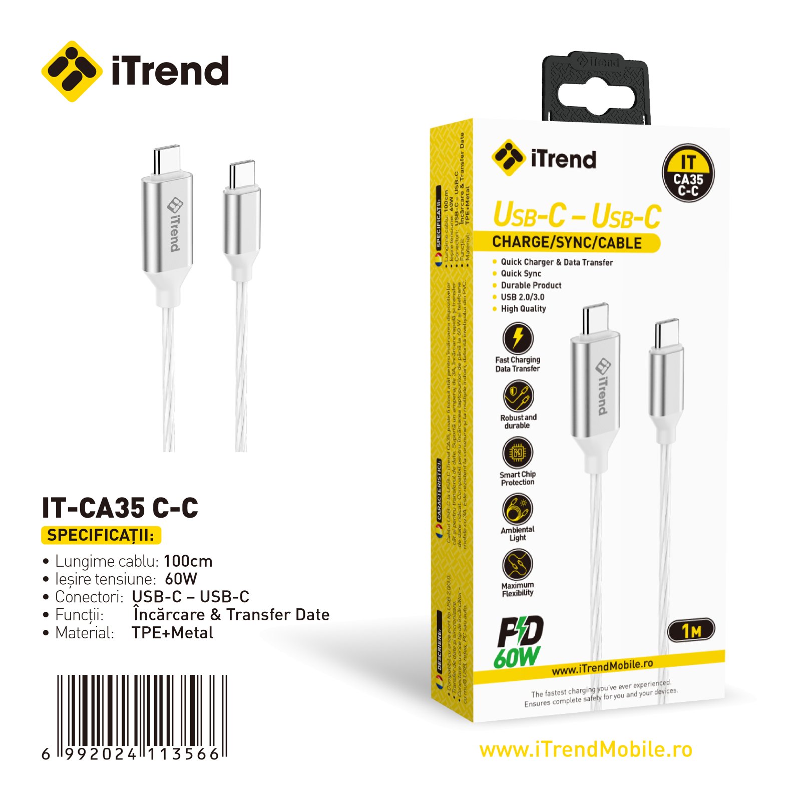 Fișa produsului IT-CA35C-C-WH