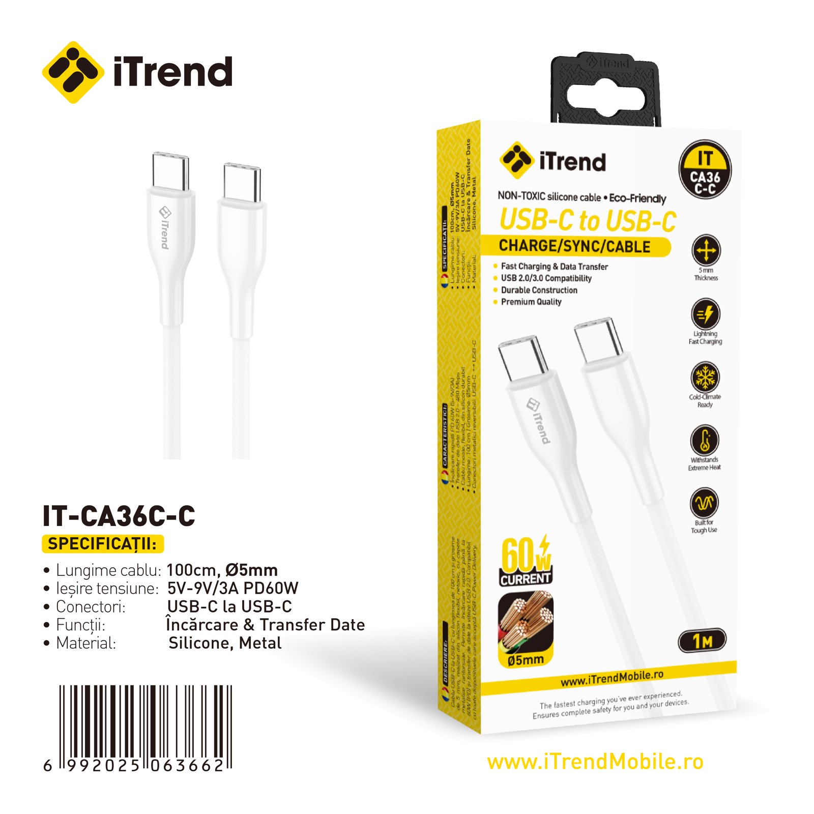 Fișa produsului IT-CA36C-C-WH