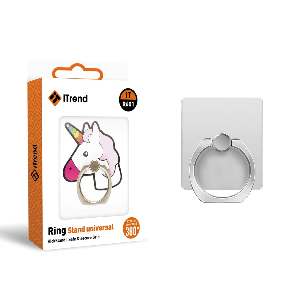 [R601-BK] Ring Holder, Grip Adhesive, BLACK (R601)