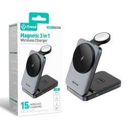 Incarcator Auto Wireless, 15W, NEGRU (WS151)